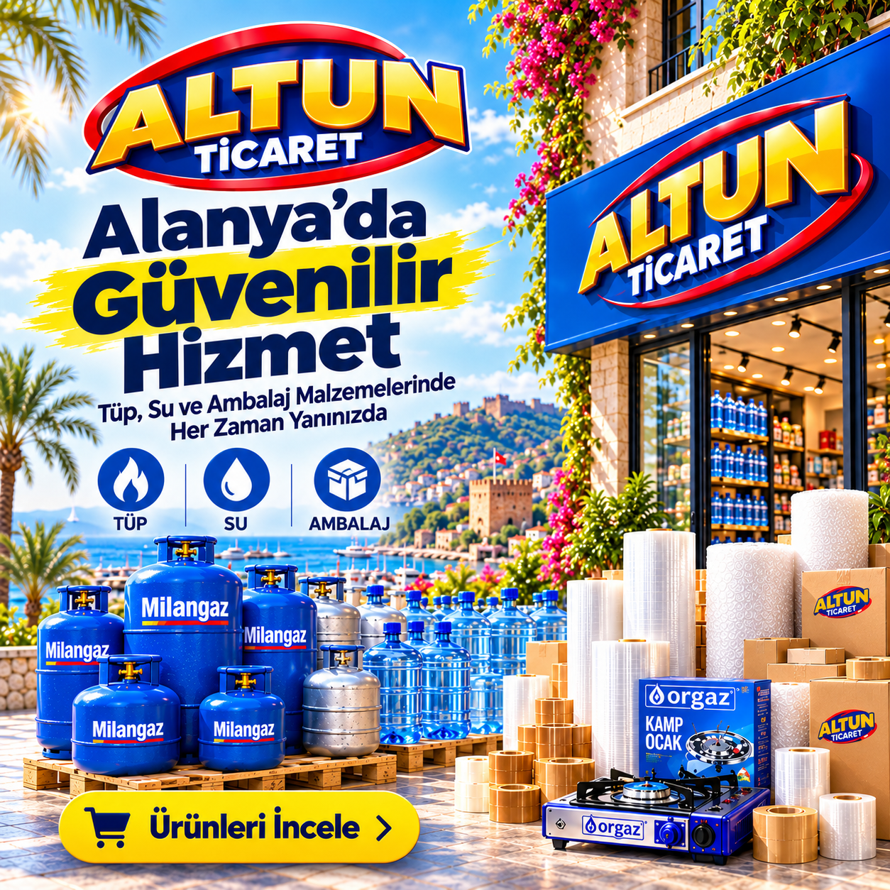 Güvenli Tüp, Temiz Su, Kaliteli Ambalaj