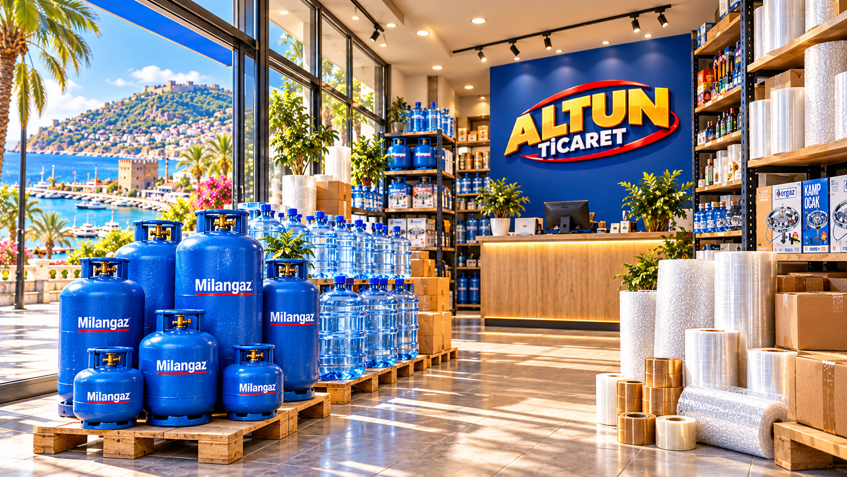 Altun Ticaret Alanya tüp su ve ambalaj malzemeleri